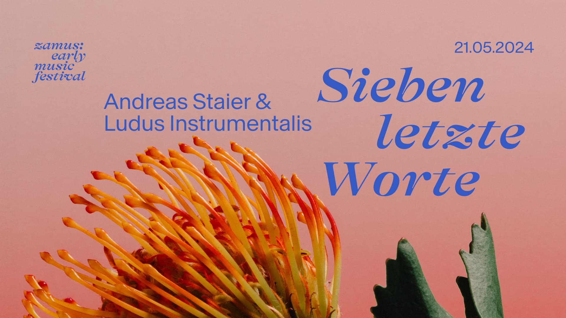 zamus: early music festival I Sieben letzte Worte  | Ludus Instrumentalis, Andreas Staier