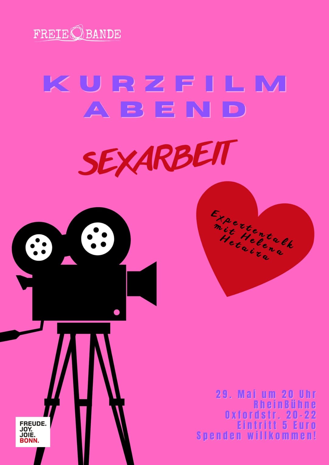 Kurzfilmabend >>Sexarbeit<< mit anschließendem Austausch