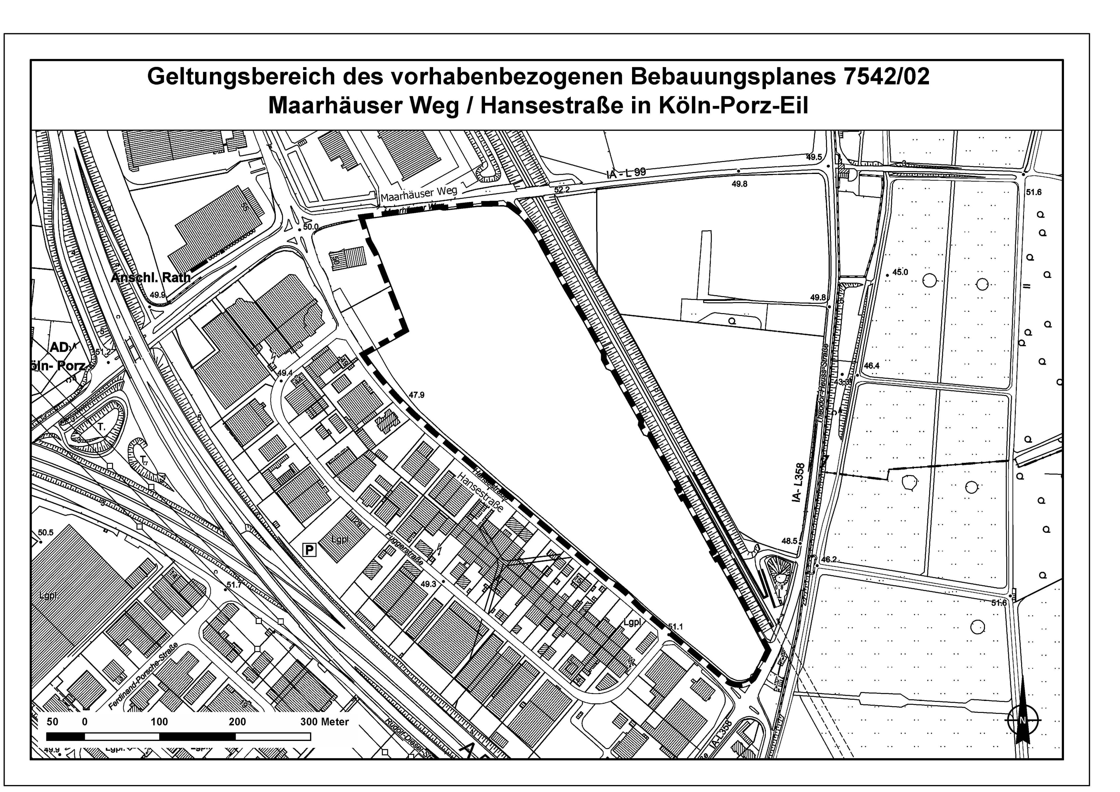 Maarhäuserweg/Hansestraße in Köln-Porz-Eil