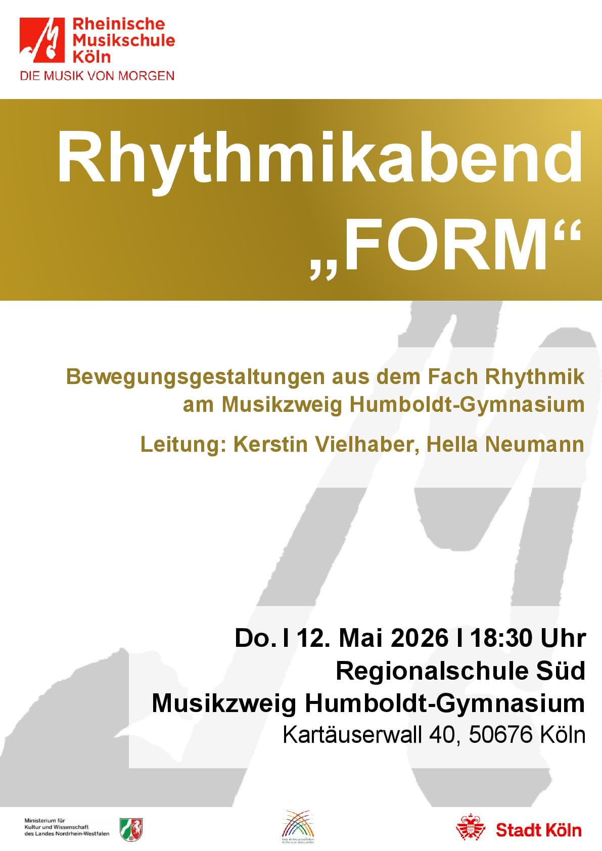 Rhythmikabend Form