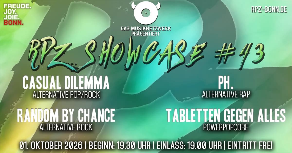 Das Musiknetzwerk präsentiert: RPZ Showcase #43