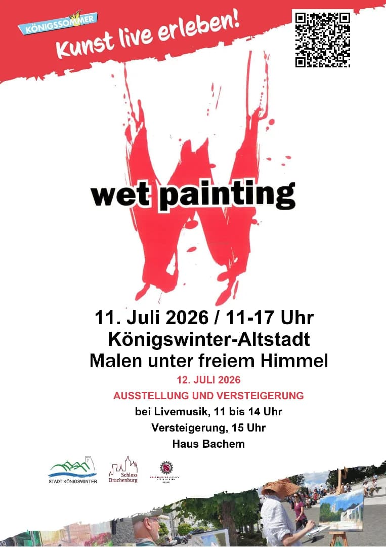 Königssommer 26 | 20. WET PAINTING. Königswinter wird zur Freiluftgalerie