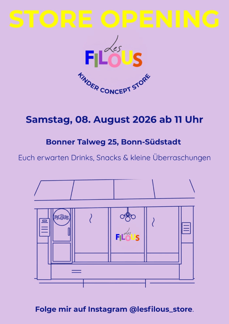 Les Filous – Eröffnung eines Kinder Concept Stores in Bonn Südstadt