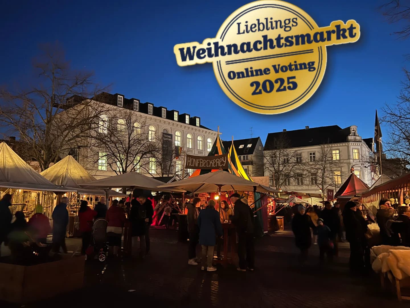Mittelalterlicher Markt zur Weihnachtszeit Siegburg