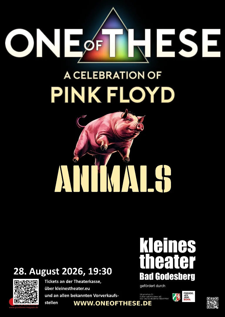 ONE of THESE a CELEBRATION of PINK FLOYD – TOUR 2026 – Animals Tour