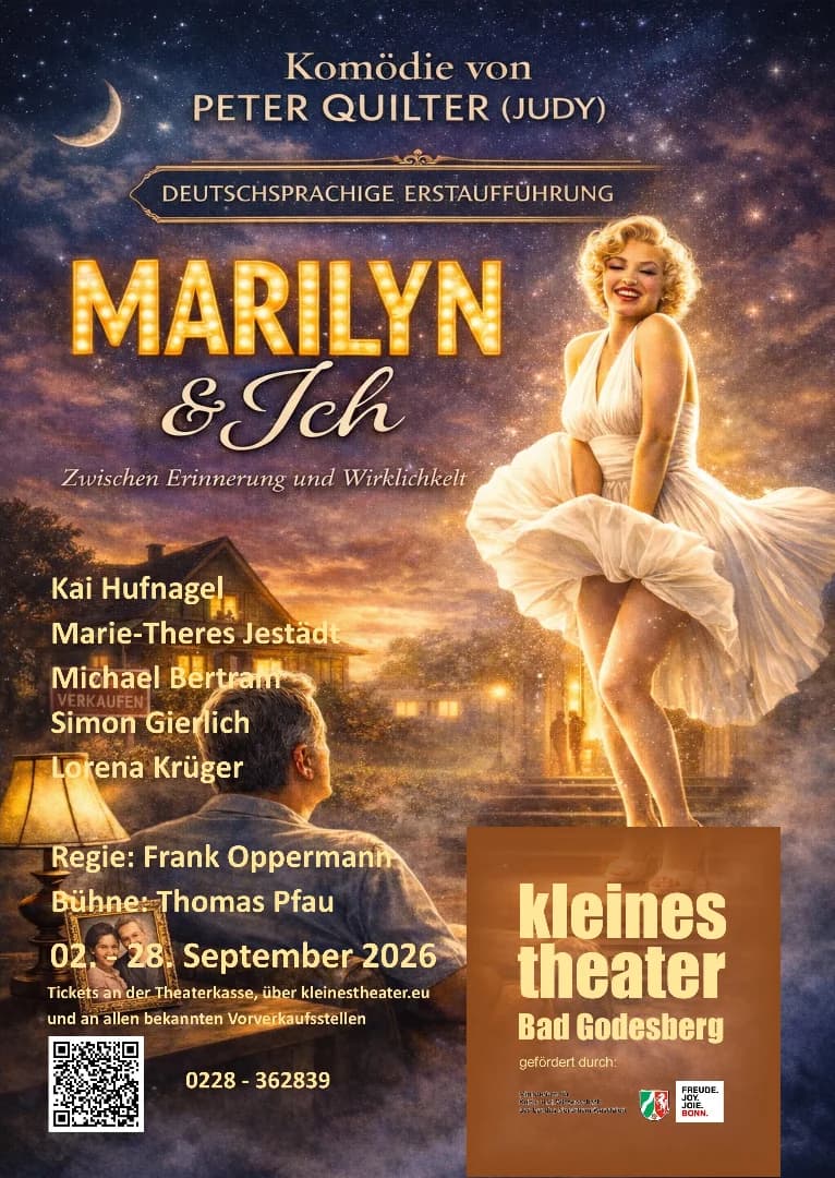 MARILYN & ICH – Komödie von Peter Quilter (JUDY/GLORIOUS) DEUTSCHLANDPREMIERE