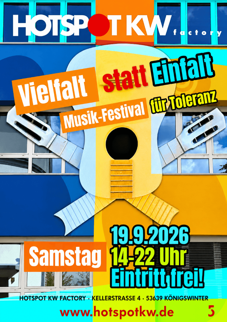 KÖNIGSSOMMER 26 | VIELFALT STATT EINFALT — MUSIKFESTIVAL FÜR TOLERANZ