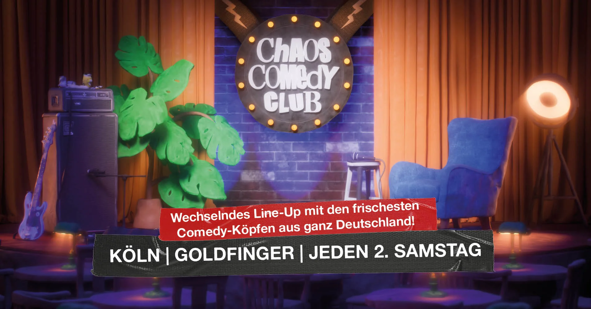 Chaos Comedy Club | Live Stand-Up Comedy im Goldfinger Club