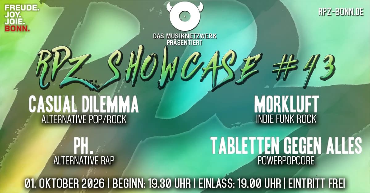 Das Musiknetzwerk präsentiert: RPZ Showcase #43