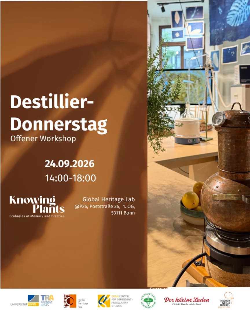 Destillier-Donnerstag: Pflanzen im Duftlabor