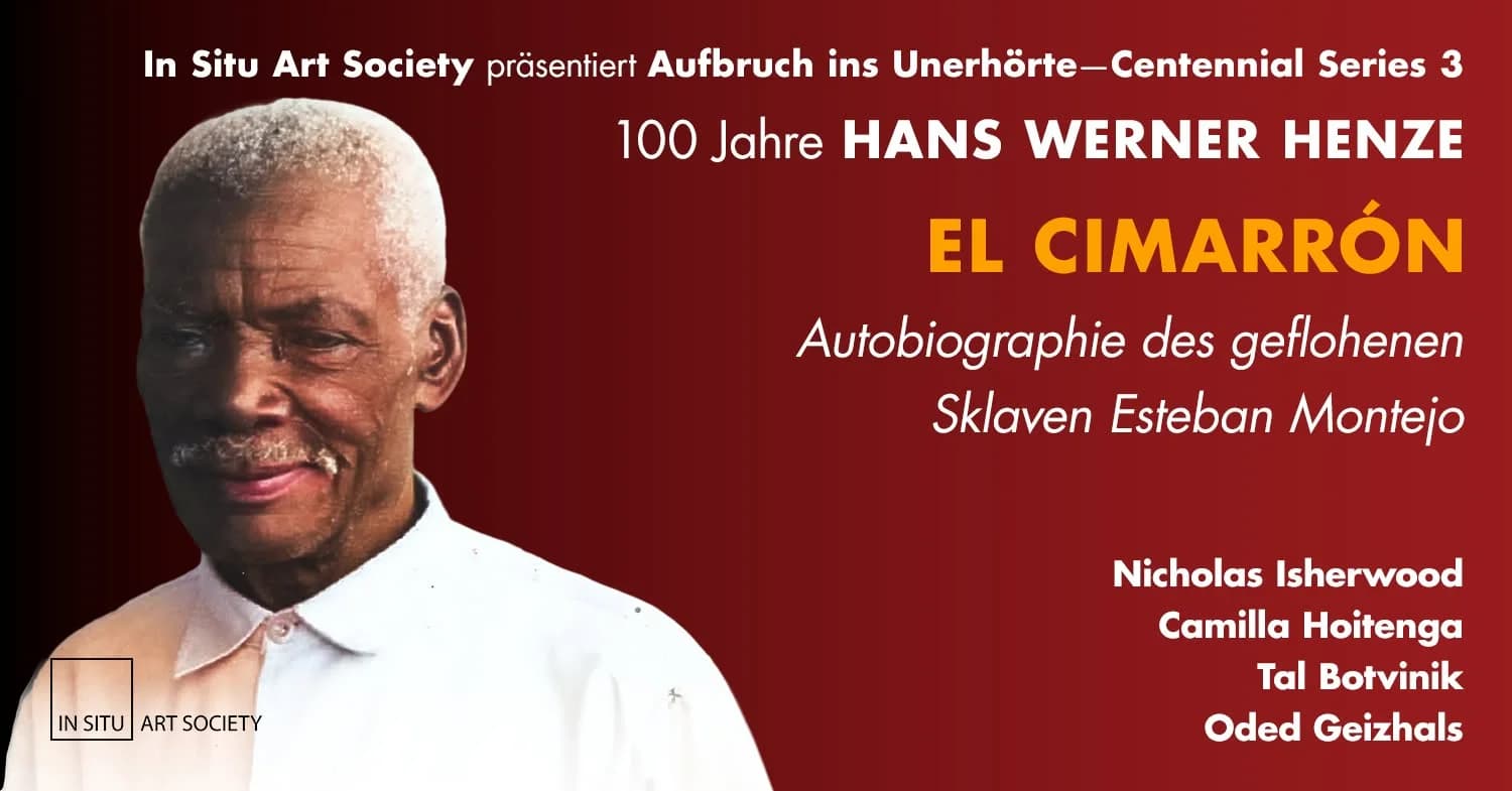 Hans Werner Henze. El Cimarrón