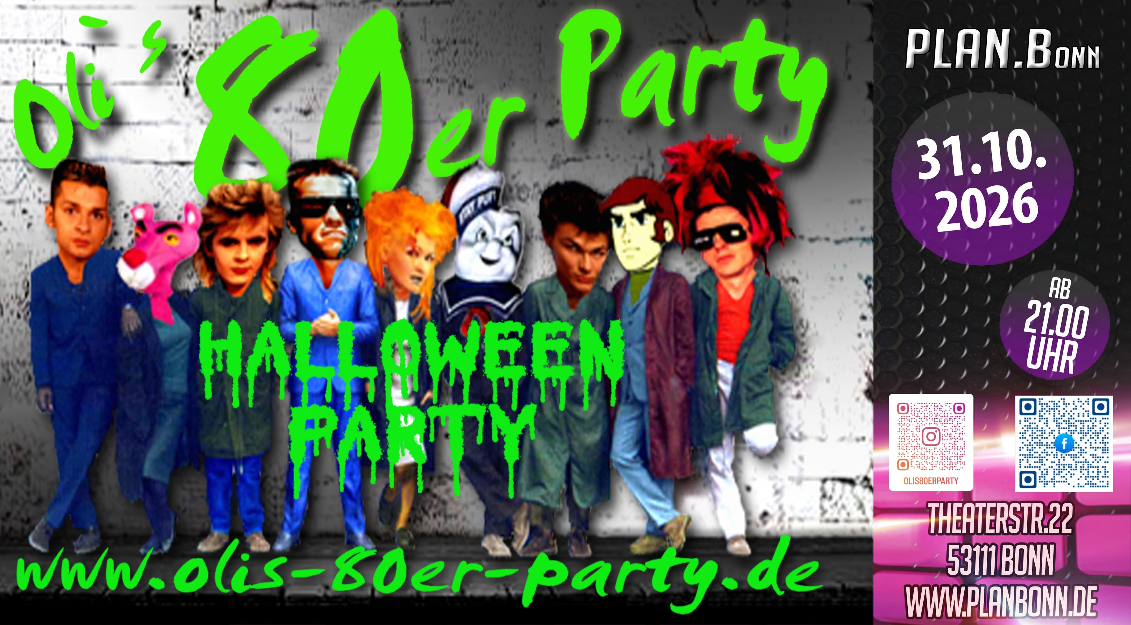 Olis 80er Halloween Party 2026