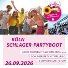 Schlager-Partyboot Köln